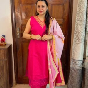 Kurti Pant Dupatta 3 Pcs Set