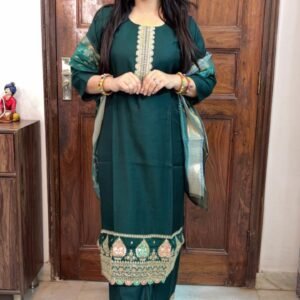 Kurti Pant Dupatta 3 Pcs Set