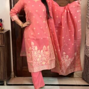 Kurti Pant Dupatta 3 Pcs Set