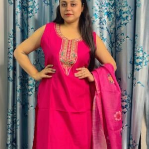 Kurti Pant Dupatta 3 Pcs Set