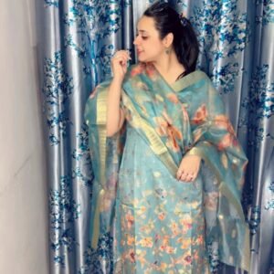 Kurti Pant Dupatta 3 Pcs Set