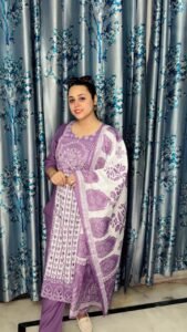 Kurti Pant Dupatta 3 Pcs Set