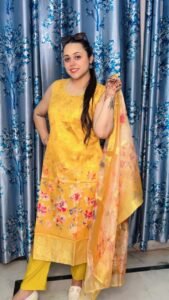 Kurti Pant Dupatta 3 Pcs Set